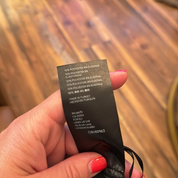 Black gingham print overalls - Picture 4 of 5